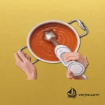 استفاده از گوشت کوب برقی براون MQ5200 برای میکس کردن مواد
