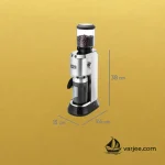 تصویر ابعاد آسیاب قهوه دلونگی KG521 (ارتفاع 38، عرض 15، عمق 24 سانتی‌متر)