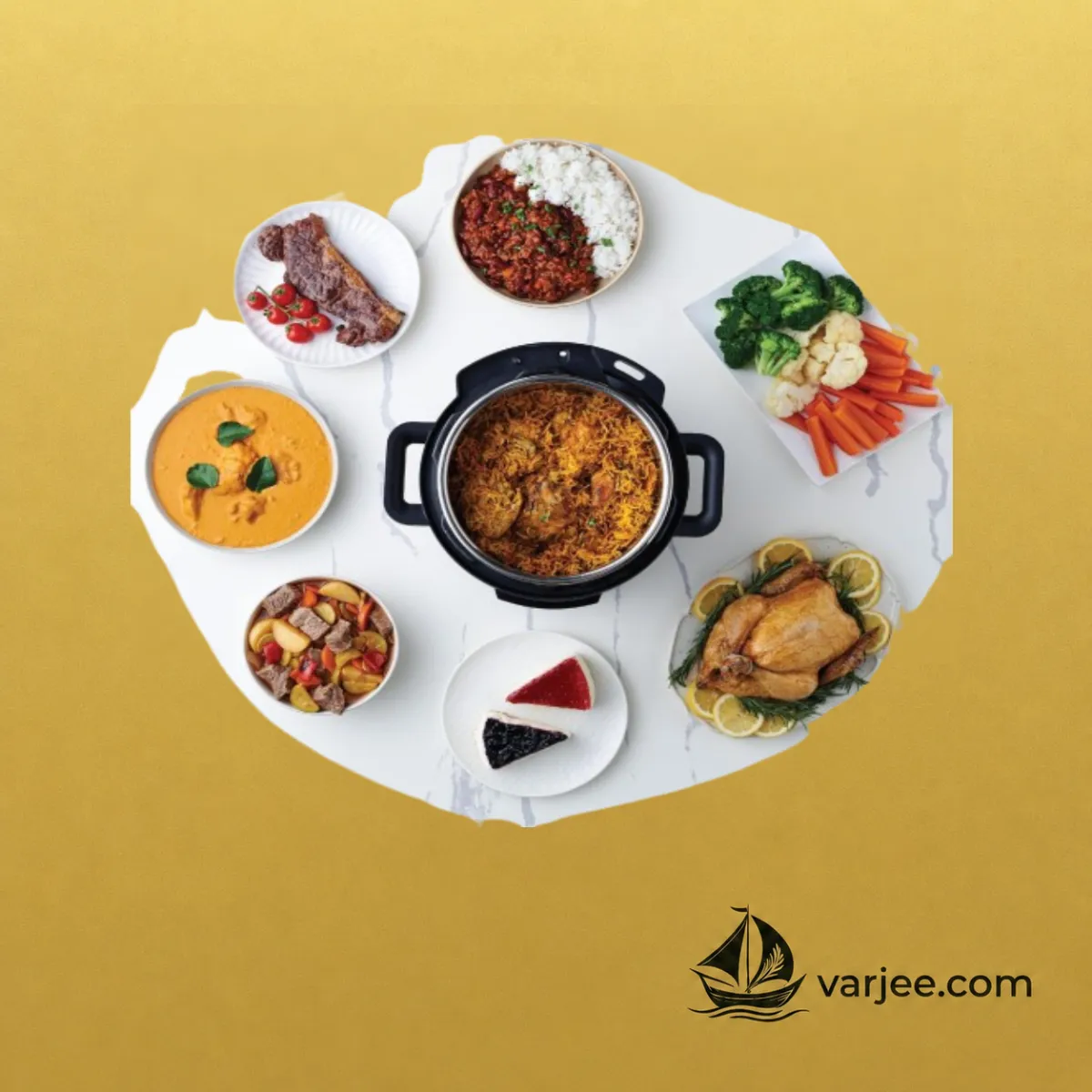 خوراک گوشت آماده شده در مولتی کوکر نوتریکوک SP204K
