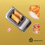 نمای از بالا توستر دیجیتال Nutricook NCTS201 با دو شکاف نان