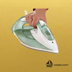 اتو بخار فیلیپس DST7012 در حال اتوکشی لباس