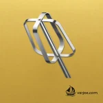 چهار عدد پره استیل ضد زنگ همزن برقی فیلیپس HR3740