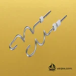دو قلاب خمیرزن فلزی استیل ضد زنگ برای همزن فیلیپس HR3740