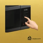 انتخاب برنامه مایکروویو و گریل از پنل لمسی مایکروویو سامسونگ MG40DG5525