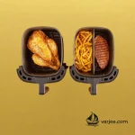 پخت همزمان مرغ و سبزیجات در سرخکن تفال EY801D